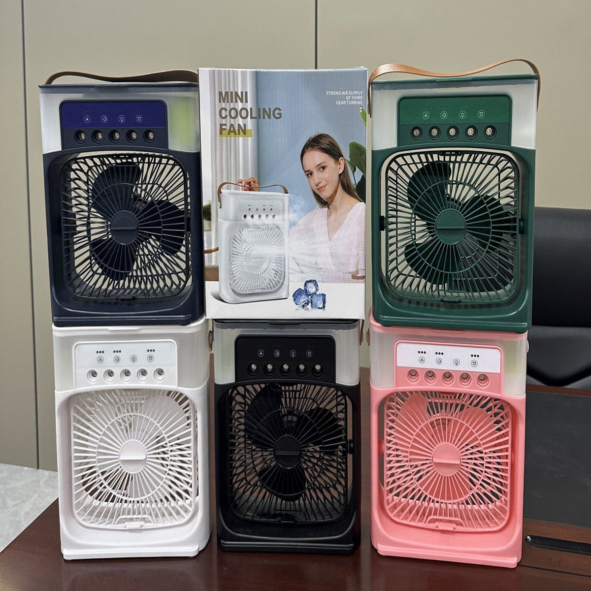 Portable 3-in-1 Air Cooler Fan ƒ?? Mini AC for Room, Office & Car | Fast Cooling + Humidifier | Ships from USA ???§???? | TikTok & Amazon Hot Seller!